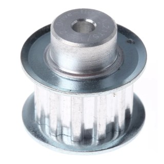 RS PRO Aluminium Timing Belt Pulley 10 mm Belt Width, 5 mm Pitch, 12 Tooth, Flanged, Pilot Bore 21T5/12.2