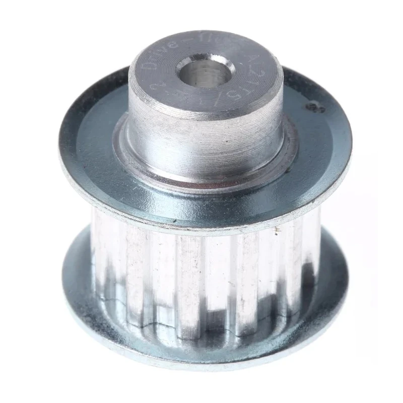RS PRO Aluminium Timing Belt Pulley 10 mm Belt Width, 5 mm Pitch, 12 Tooth, Flanged, Pilot Bore 21T5/12.2