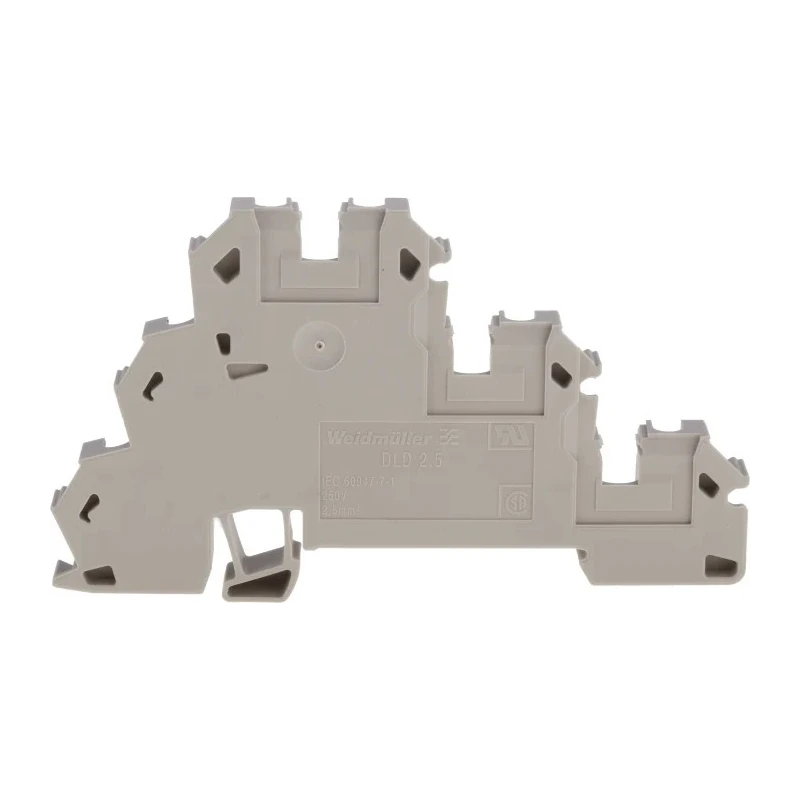 Weidmüller DLD Series Feed Through Terminal Block, 2.5mm², 3-Level, Screw Type, Brown, 24A, 250V 1784180000