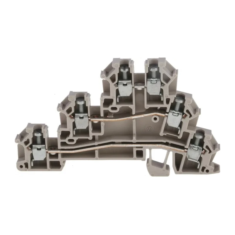 Weidmüller DLD Series Feed Through Terminal Block, 2.5mm², 3-Level, Screw Type, Brown, 24A, 250V 1784180000