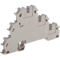 Weidmüller DLD Series Feed Through Terminal Block, 2.5mm², 3-Level, Screw Type, Brown, 24A, 250V 1784180000