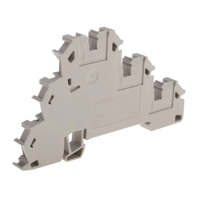 Weidmüller DLD Series Feed Through Terminal Block, 2.5mm², 3-Level, Screw Type, Brown, 24A, 250V 1784180000