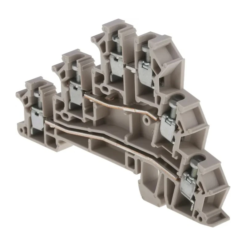 Weidmüller DLD Series Feed Through Terminal Block, 2.5mm², 3-Level, Screw Type, Brown, 24A, 250V 1784180000