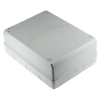 ABB Grey Polycarbonate Junction Box IP65, 140x275x370 mm, Rated Insulation Voltage 1000 V 12814 M128140020