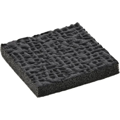Essentra Square Polyethylene Non-Slip Pad 25.4 mm x 25.4 mm, 3.2 mm Thickness ASPS-16-125
