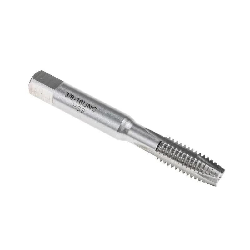 RS PRO Threading Tap 3/8/16 UNC Spiral Point Machine Tap Blue Stream Tempered HSS 80mm 455-964