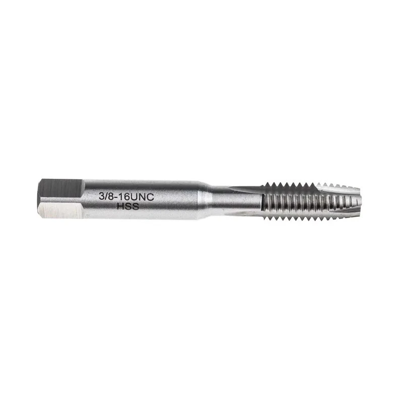 RS PRO Threading Tap 3/8/16 UNC Spiral Point Machine Tap Blue Stream Tempered HSS 80mm 455-964