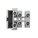 RS PRO Fuse Terminal Block, 3-Way, 10A, 250V, 6mm² Wire, Nylon Screw Panel Mount 452-625