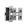 RS PRO Fuse Terminal Block, 3-Way, 10A, 250V, 6mm² Wire, Nylon Screw Panel Mount 452-625