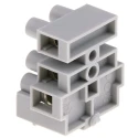 RS PRO Fuse Terminal Block, 3-Way, 10A, 250V, 6mm² Wire, Nylon Screw Panel Mount 452-625