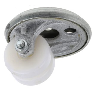 Revvo Swivel Castor Twin Nylon Wheel 160 kg Capacity, 50 mm Wheel, Swivel Rotation, Heavy Duty, 750-834