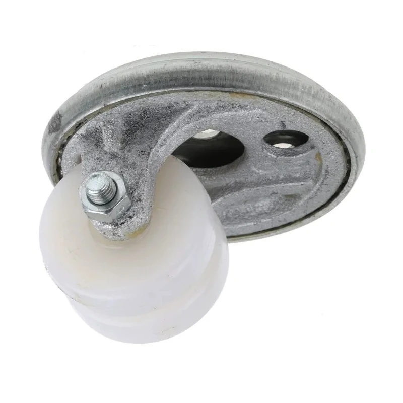 Revvo Swivel Castor Twin Nylon Wheel 160 kg Capacity, 50 mm Wheel, Swivel Rotation, Heavy Duty, 750-834