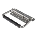RS PRO Stainless Steel Carrying Handle 750-216, Fold-Down, 125mm Length, 125mm Height, 48mm Width, 40kg Capacity