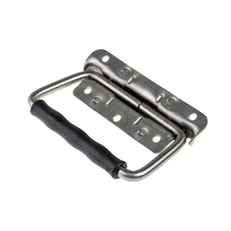 RS PRO Stainless Steel Carrying Handle 750-216, Fold-Down, 125mm Length, 125mm Height, 48mm Width, 40kg Capacity
