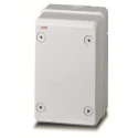 ABB Grey Polycarbonate Junction Box, IP65, 140 mm x 140 mm x 220 mm, Model 12804 M128040000