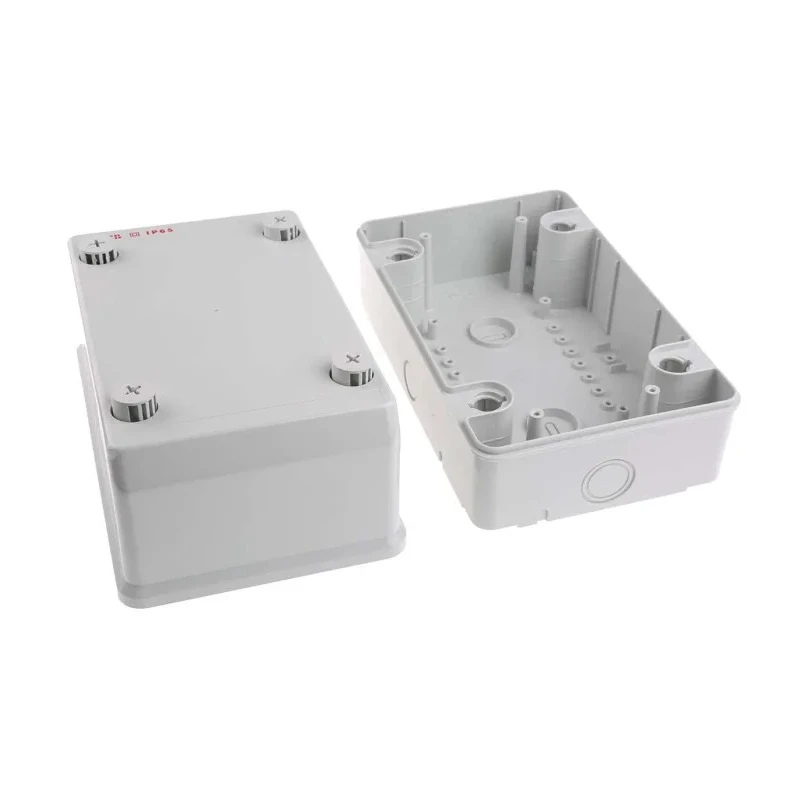 ABB Grey Polycarbonate Junction Box, IP65, 140 mm x 140 mm x 220 mm, Model 12804 M128040000