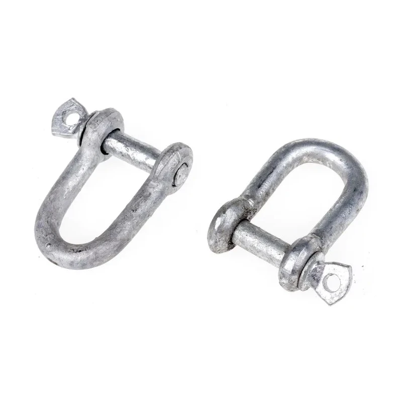 RS PRO D-Shackle, Steel, Zinc Plated, Screw Pin, 5mm Diameter, 10mm Jaw Width 750-632