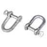 RS PRO D-Shackle, Steel, Zinc Plated, Screw Pin, 5mm Diameter, 10mm Jaw Width 750-632