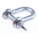 RS PRO D-Shackle, Steel, Zinc Plated, Screw Pin, 5mm Diameter, 10mm Jaw Width 750-632