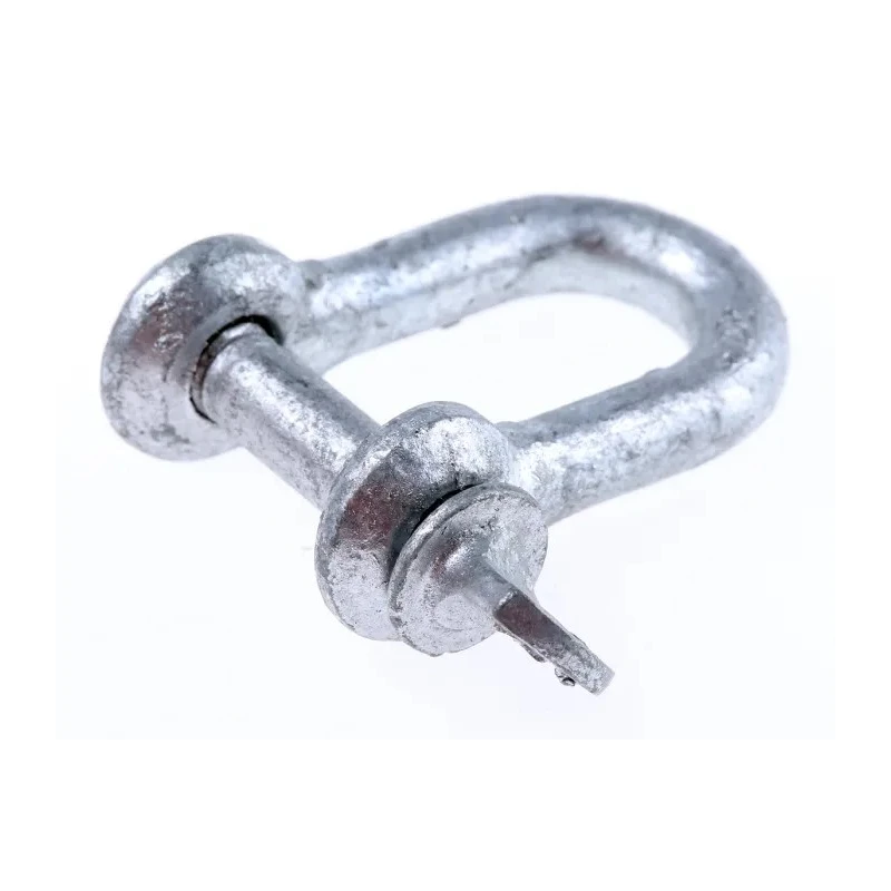 RS PRO D-Shackle, Steel, Zinc Plated, Screw Pin, 5mm Diameter, 10mm Jaw Width 750-632