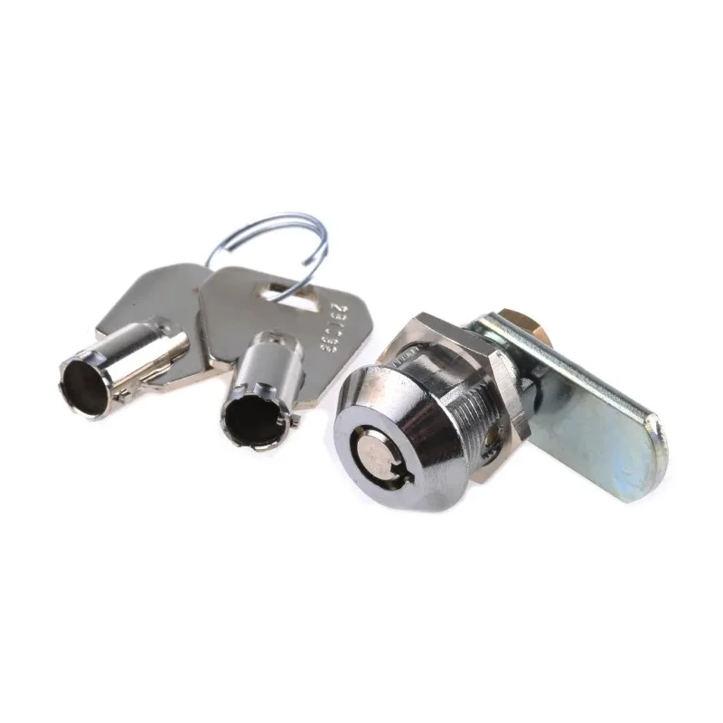 Euro-Locks a Lowe & Fletcher group Company Raised Bezel Tumbler Lock , Key Unlock, Panel-to-Tongue Depth 18mm 4303-0100BA