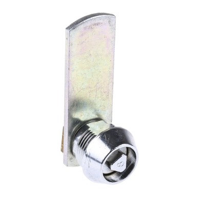 Euro-Locks a Lowe & Fletcher group Company Camlock 12 mm Panel-to-Tongue, 22.7 x 19.2 mm, Key Unlock, Zinc Plated 5500-0501BA