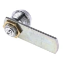 Euro-Locks a Lowe & Fletcher group Company Camlock 12 mm Panel-to-Tongue, 22.7 x 19.2 mm, Key Unlock, Zinc Plated 5500-0501BA
