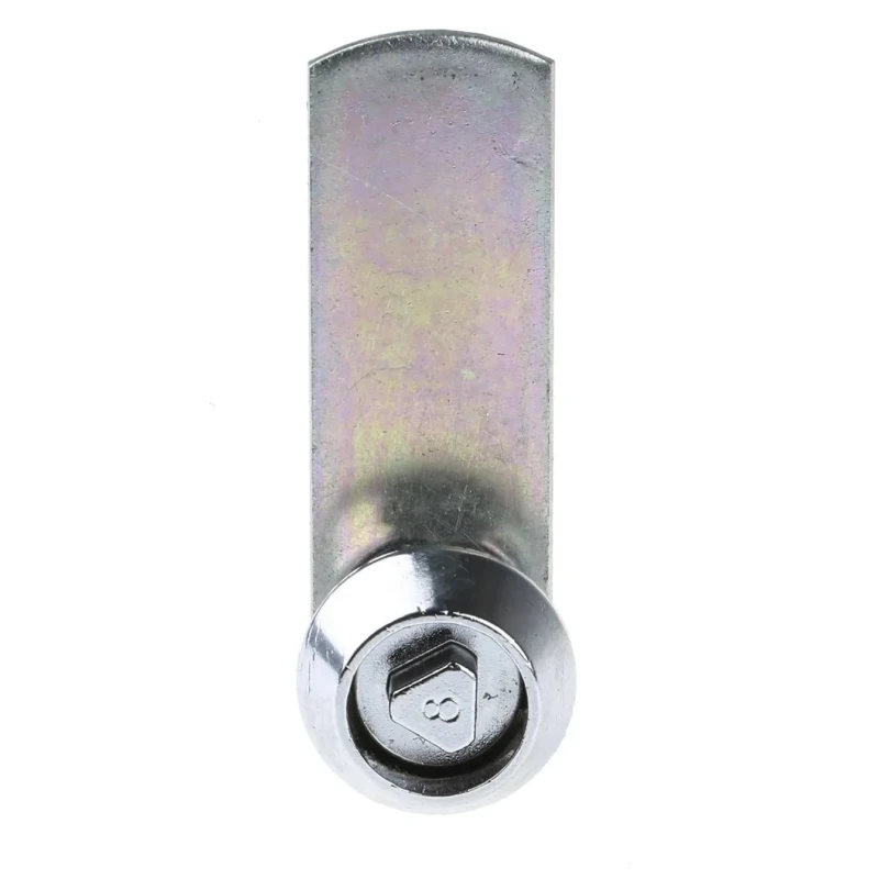 Euro-Locks a Lowe & Fletcher group Company Camlock 12 mm Panel-to-Tongue, 22.7 x 19.2 mm, Key Unlock, Zinc Plated 5500-0501BA
