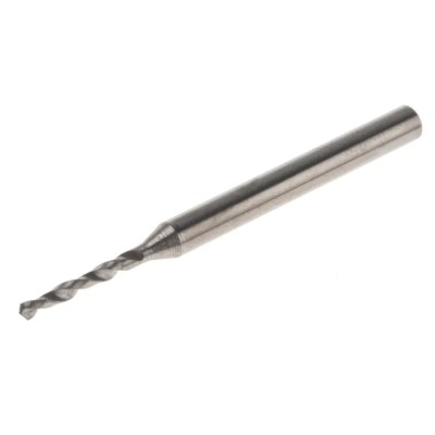 RS PRO Carbide PCB Drill Bit 1.5mm, 3.175mm Shank, DIN 338 Tungsten Carbide 457-661