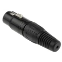 RS PRO Straight Cable XLR Connector, Female, 3 Way, 250V AC, Silver Plating, 457-891