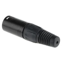 RS PRO Cable XLR Connector Straight Male 5 Way 250V AC Silver Plated Zinc Body 457-914