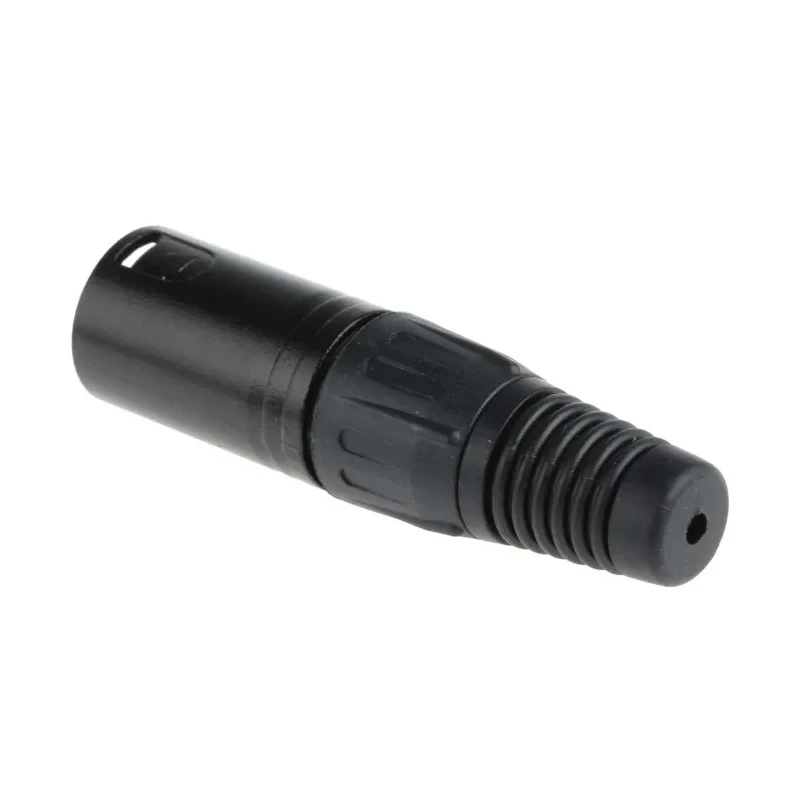 RS PRO Cable XLR Connector Straight Male 5 Way 250V AC Silver Plated Zinc Body 457-914