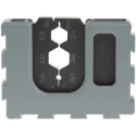 RS PRO MCT Crimp Die Set Coaxial Type, Insulated, Black, For RS PRO Ratcheting Hand Crimping Tool Frame 492-9595 458-412