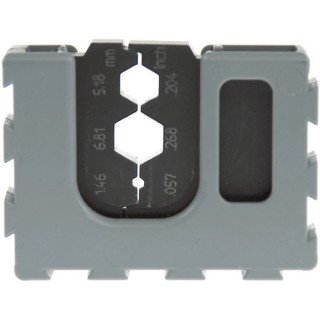 RS PRO MCT Crimp Die Set Coaxial Type, Insulated, Black, For RS PRO Ratcheting Hand Crimping Tool Frame 492-9595 458-412