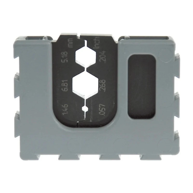 RS PRO MCT Crimp Die Set Coaxial Type, Insulated, Black, For RS PRO Ratcheting Hand Crimping Tool Frame 492-9595 458-412