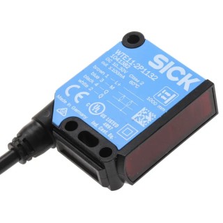 SICK Retroreflective Photoelectric Sensor Block Style, 40 mm to 1 m Detection Range, PNP Output, IP67/IP66, 30V WTE11-2P1132
