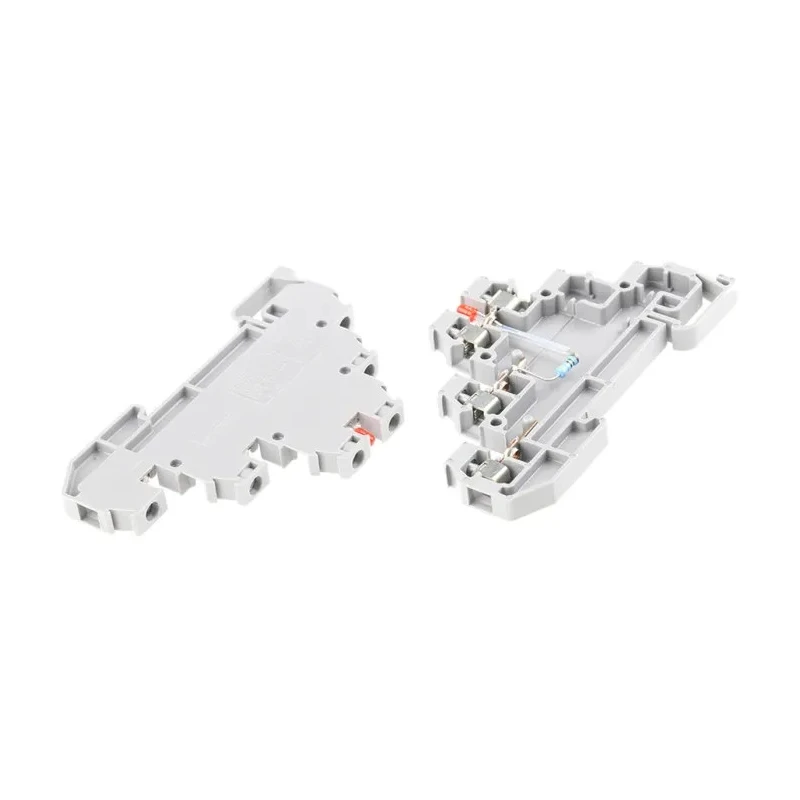 Entrelec SNA Series DIN Rail Terminal Block, Grey, 2.5mm², 3-Level, Screw Clamp, 380V AC, 22A, 1SNA115537R0500