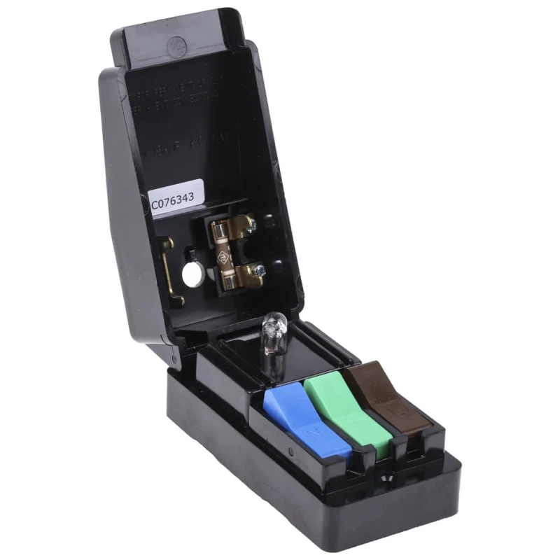 RS PRO Mains Test Block Cable Entry 4 to 7 mm, 240V AC, 13A, Quicktest QT1, Impact-Resistant Plastic 458-926