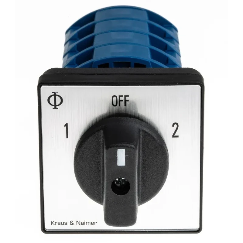 Kraus & Naimer Rotary Knob Actuator, 3 Position, 25A, Panel Mount, IP40, CA Series CA20.A213/GBA001.E