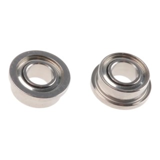 NMB Double Row Deep Groove Ball Bearing DDRIF-418ZZMTHA5P24LY121, 3.17 mm ID, 6.35 mm OD, Flanged, Shielded