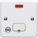 MK Electric 13A 4 Gang Switched Fused Spur, Surface Mount, Metalclad Plus, Heavy Gauge Steel, 440V, K3086 WHI