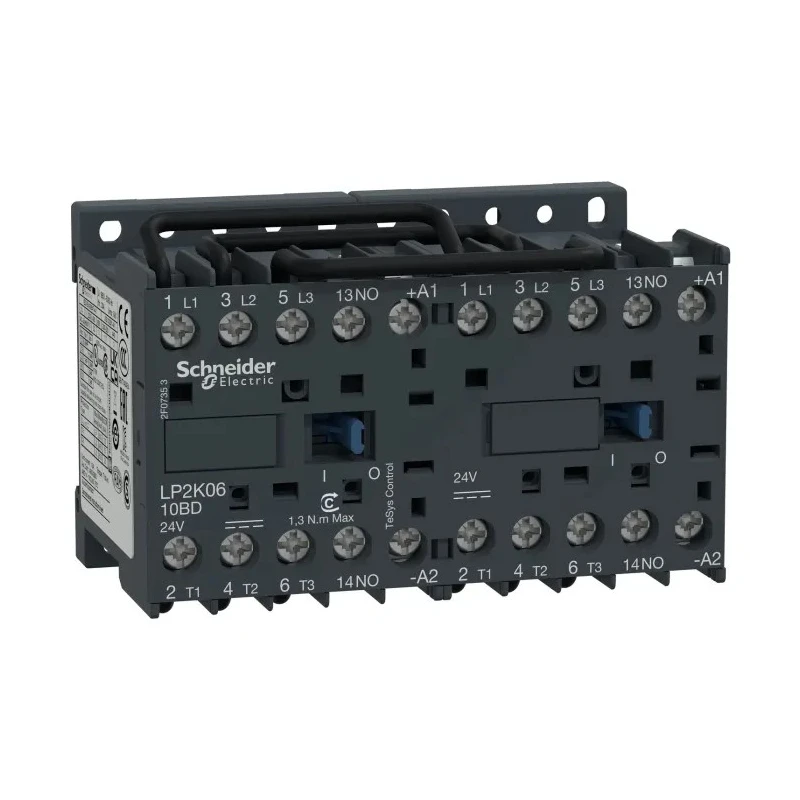 Schneider Electric TeSys K LP2K0910BD Contactor 24V DC Coil, 3-Pole, 9 A, 4 kW, 3NO, 690V AC