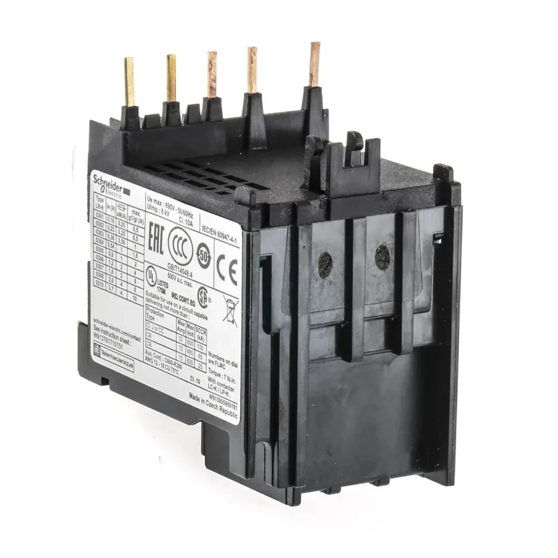 Schneider Electric TeSys Thermal Overload Relay, 1.8–2.6A, 1 NO/1 NC, 2W, 250V DC, 690V AC, LR2K0308