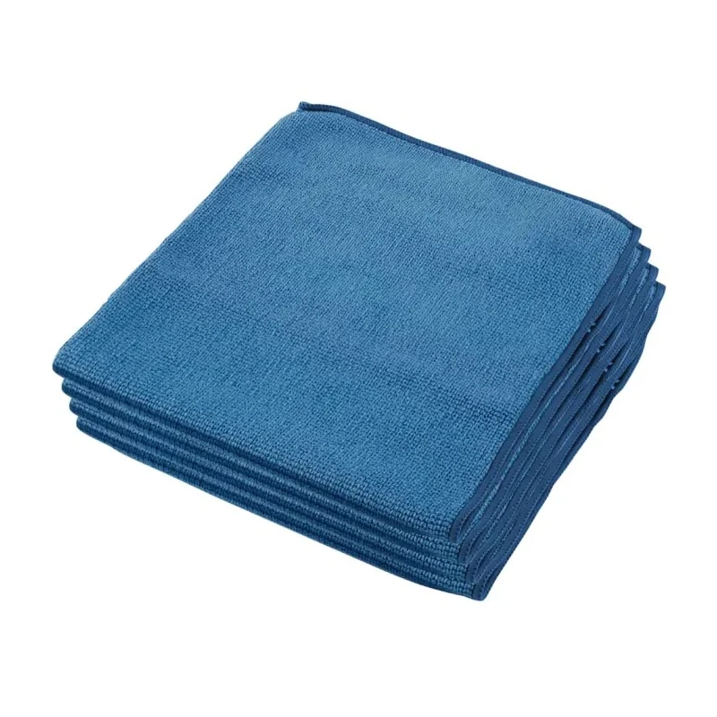 WYPALL Microfibre Cleaning Cloths Blue, 400 x 400 mm, Repeat Use, Box of 6 – 8395