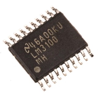 Texas Instruments Buck Converter Surface Mount LM3100MH/NOPB, 7.2V Output, 1.5A, 93% Efficiency, TSSOP Package