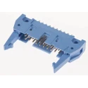 TE Connectivity AMP-LATCH Series Straight Through Hole PCB Header, 20 Contacts, 2.54 mm Pitch, 2 Row, Shrouded 2-5499206-4