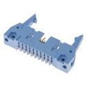 TE Connectivity AMP-LATCH Series Straight Through Hole PCB Header, 20 Contacts, 2.54 mm Pitch, 2 Row, Shrouded 2-5499206-4