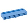 TE Connectivity 34-Way IDC Connector Female for Cable 2 Row 2-1658527-8, 250V, 1A, Right Angle, Gold over Nickel Contacts