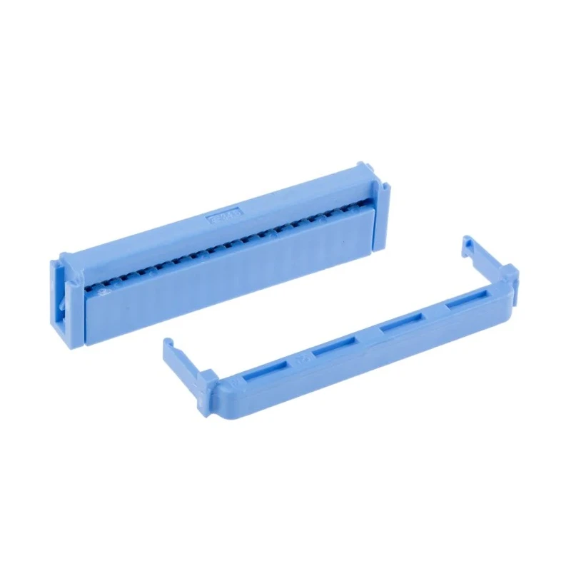 TE Connectivity 34-Way IDC Connector Female for Cable 2 Row 2-1658527-8, 250V, 1A, Right Angle, Gold over Nickel Contacts