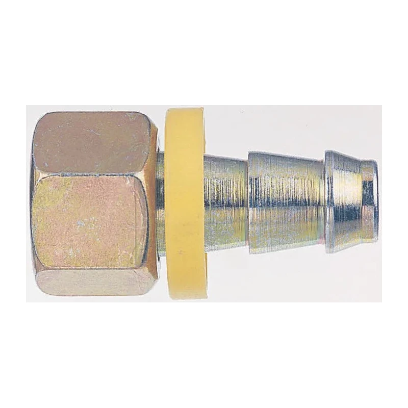 Parker 82 Series Pneumatic Fitting 10mm Push-On Female 3/8 in BSP Zinc Plated Steel 39282-6-6